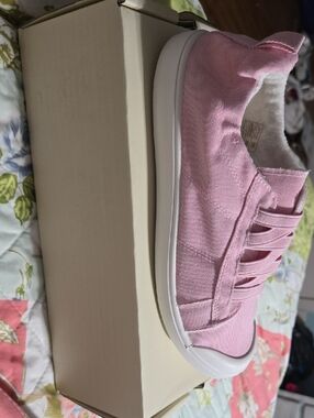 Pink Slip-On Canvas Women's Sneakers